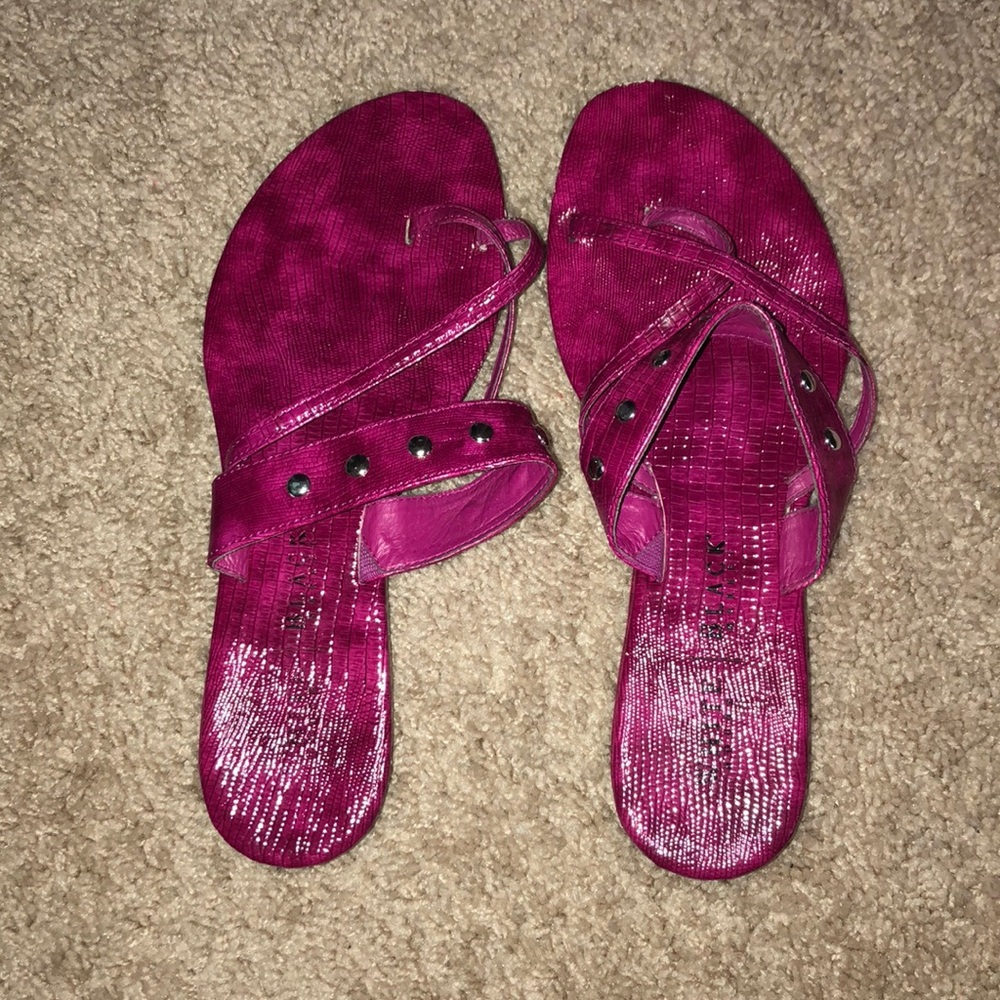 WHBM fuchsia sandals